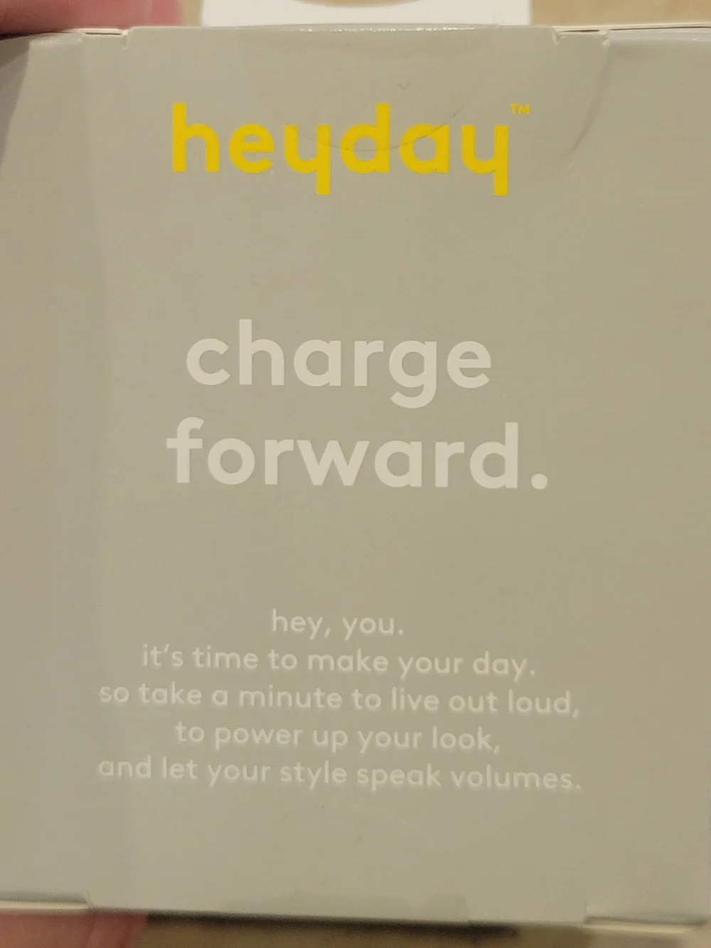 heyday chrome 20W USB-C Wall Charger - Silver Mirror Finish